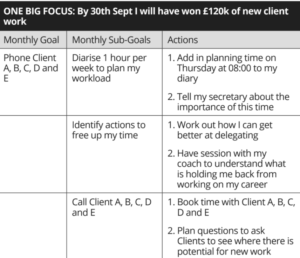 partner track plan example